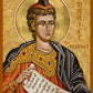 Wall Frame Espresso, Matted - St. Daniel the Prophet by Joan Cole - Trinity Stores