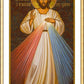 Wall Frame Gold, Matted - Divine Mercy by J. Cole