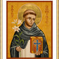 Wall Frame Gold, Matted - St. Dominic by J. Cole