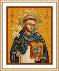 Wall Frame Gold - St. Dominic by J. Cole