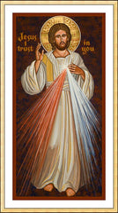 Wall Frame Gold - Divine Mercy by J. Cole