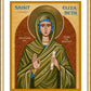 Wall Frame Gold, Matted - St. Elizabeth, Mother of John the Baptizer by Joan Cole - Trinity Stores