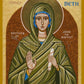 Wall Frame Gold, Matted - St. Elizabeth, Mother of John the Baptizer by Joan Cole - Trinity Stores