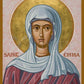 Wall Frame Espresso, Matted - St. Emma by Joan Cole - Trinity Stores