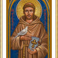 Wall Frame Gold, Matted - St. Francis of Assisi by Joan Cole - Trinity Stores