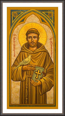 Wall Frame Espresso - St. Francis of Assisi by J. Cole