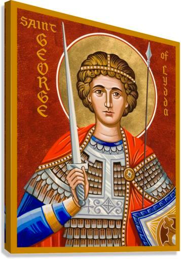 Canvas Print - St. George of Lydda by J. Cole