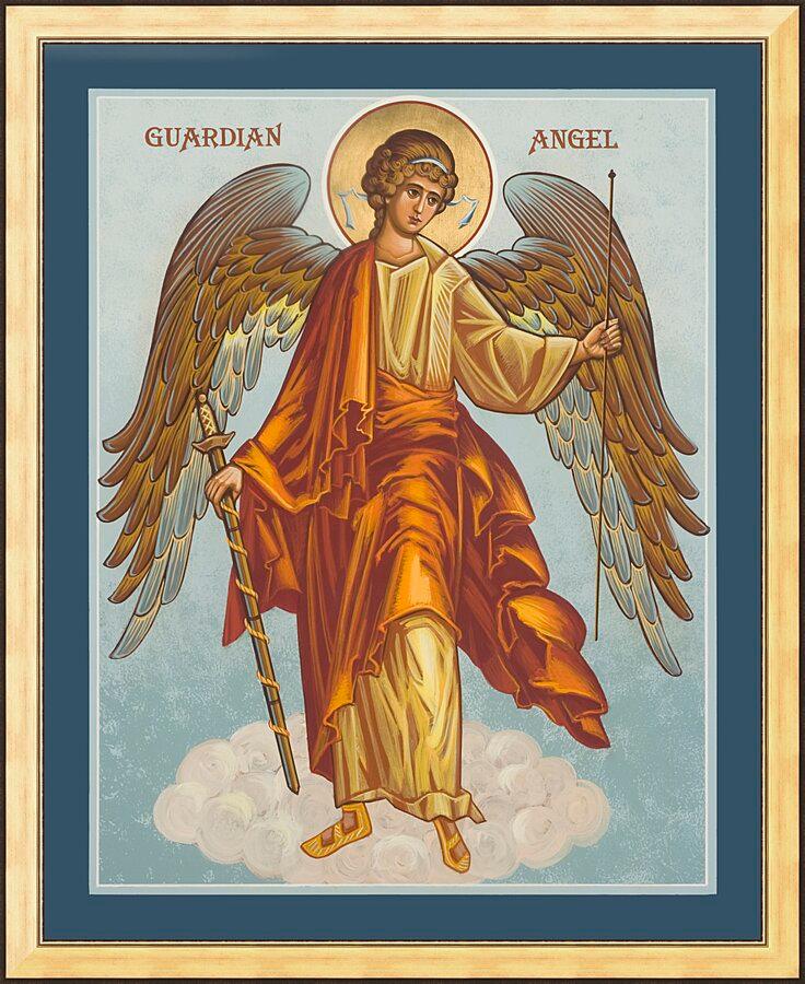 Wall Frame Gold - Guardian Angel by Joan Cole - Trinity Stores