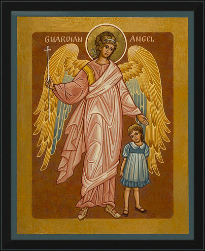Wall Frame Black - Guardian Angel with Girl by Joan Cole - Trinity Stores