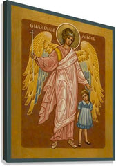 Canvas Print - Guardian Angel with Girl by J. Cole