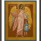 Wall Frame Espresso, Matted - Guardian Angel with Girl by Joan Cole - Trinity Stores