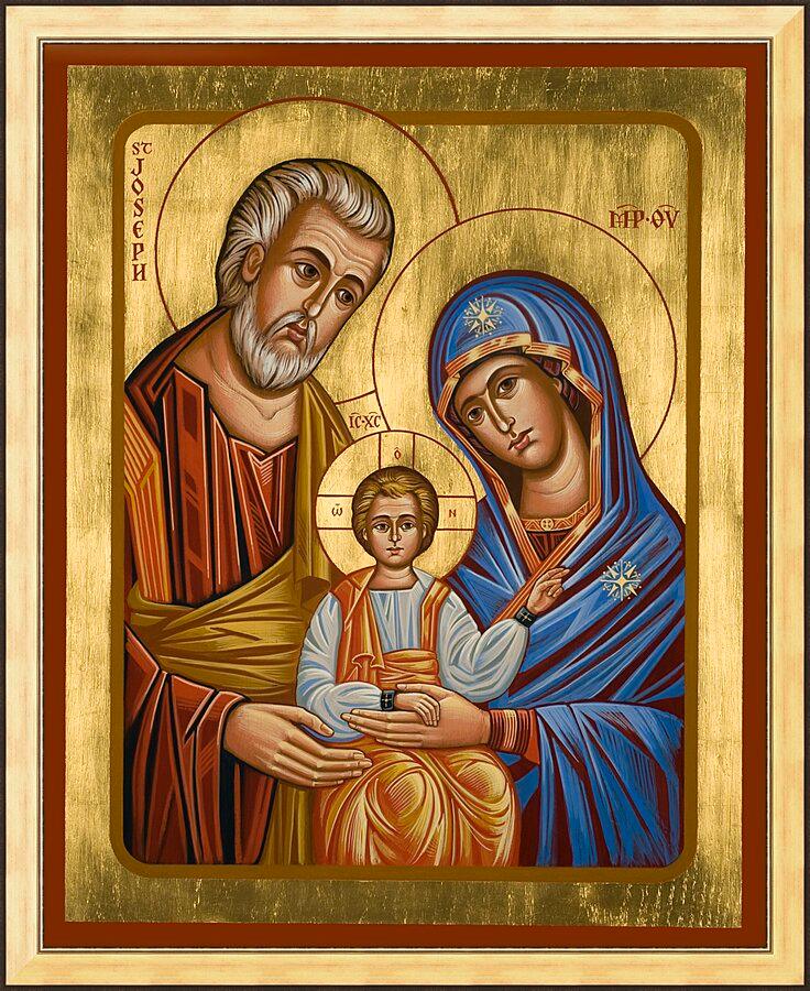 Wall Frame Gold - Holy Family by J. Cole – Trinity Stores