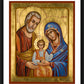 Wall Frame Black, Matted - Holy Family by J. Cole