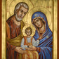 Wall Frame Gold, Matted - Holy Family by J. Cole