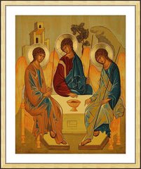 Wall Frame Gold - Holy Trinity by J. Cole