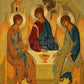 Wall Frame Gold, Matted - Holy Trinity by Joan Cole - Trinity Stores