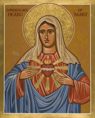 Metal Print - Immaculate Heart of Mary by J. Cole
