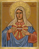 Metal Print - Immaculate Heart of Mary by Joan Cole - Trinity Stores