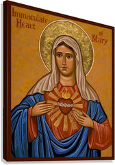 Canvas Print - Immaculate Heart of Mary by J. Cole