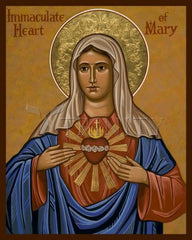 Acrylic Print - Immaculate Heart of Mary by J. Cole