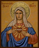 Acrylic Print - Immaculate Heart of Mary by Joan Cole - Trinity Stores