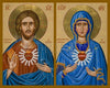Metal Print - Jesus and Mary - Two Hearts by Joan Cole - Trinity Stores