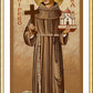 Wall Frame Gold, Matted - St. Junipero Serra by Joan Cole - Trinity Stores