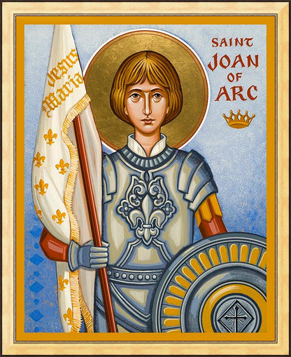 Wall Frame Gold - St. Joan of Arc by Joan Cole - Trinity Stores