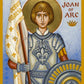 Canvas Print - St. Joan of Arc by J. Cole