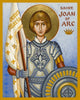 Metal Print - St. Joan of Arc by Joan Cole - Trinity Stores