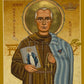 Wall Frame Black, Matted - St. Maximilian Kolbe by Joan Cole - Trinity Stores