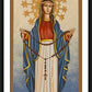 Wall Frame Black, Matted - Our Lady Guardian of the Faith by J. Cole