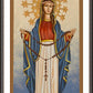 Wall Frame Espresso, Matted - Our Lady Guardian of the Faith by J. Cole
