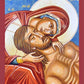 Wall Frame Espresso, Matted - Lamentation by Joan Cole - Trinity Stores
