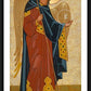 Wall Frame Black, Matted - St. Michael Archangel by J. Cole