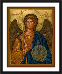 Wall Frame Black - St. Michael Archangel by J. Cole