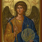 Wall Frame Espresso, Matted - St. Michael Archangel by J. Cole