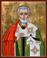 Metal Print - St. Martin of Tours by J. Cole