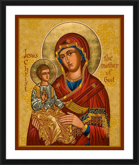 Wall Frame Black - Mary, Mother of God by J. Cole