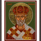 Wall Frame Espresso, Matted - St. Nicholas by Joan Cole - Trinity Stores