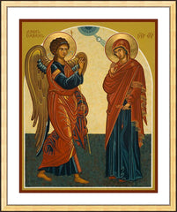 Wall Frame Gold - Annunciation by J. Cole