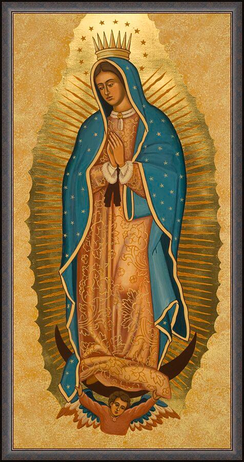 Wall Frame Gold - Our Lady of Guadalupe by Joan Cole - Trinity Stores