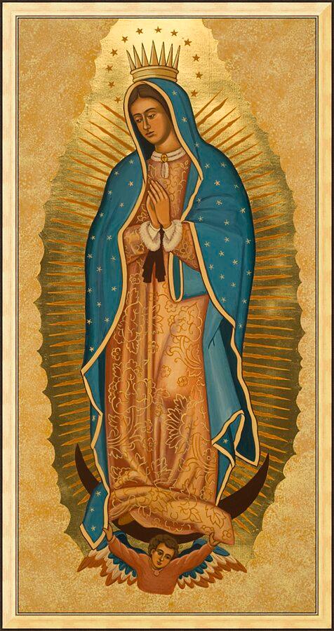 Wall Frame Gold - Our Lady of Guadalupe by Joan Cole - Trinity Stores