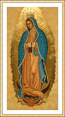 Wall Frame Gold - Our Lady of Guadalupe by J. Cole