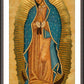 Wall Frame Espresso, Matted - Our Lady of Guadalupe by J. Cole