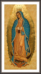 Wall Frame Espresso - Our Lady of Guadalupe by J. Cole