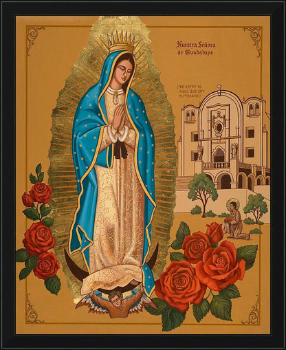 Wall Frame Black - Our Lady of Guadalupe by J. Cole