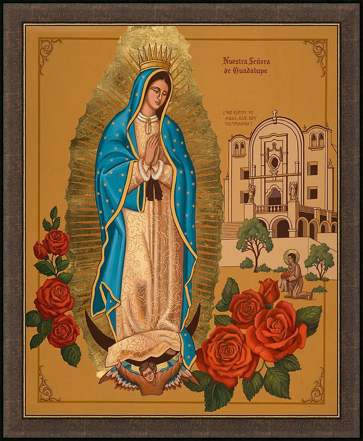 Wall Frame Espresso - Our Lady of Guadalupe by J. Cole