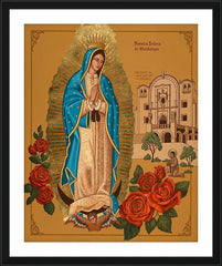 Wall Frame Black - Our Lady of Guadalupe by J. Cole