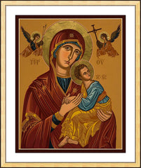 Wall Frame Gold - Our Lady of Perpetual Help - Virgin of Passion by J. Cole